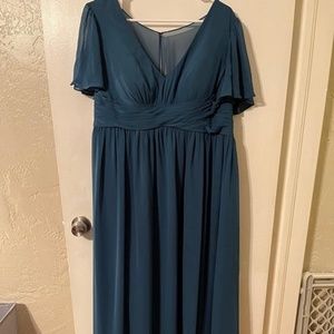 Azazie Maternity Verna Ink Blue A18